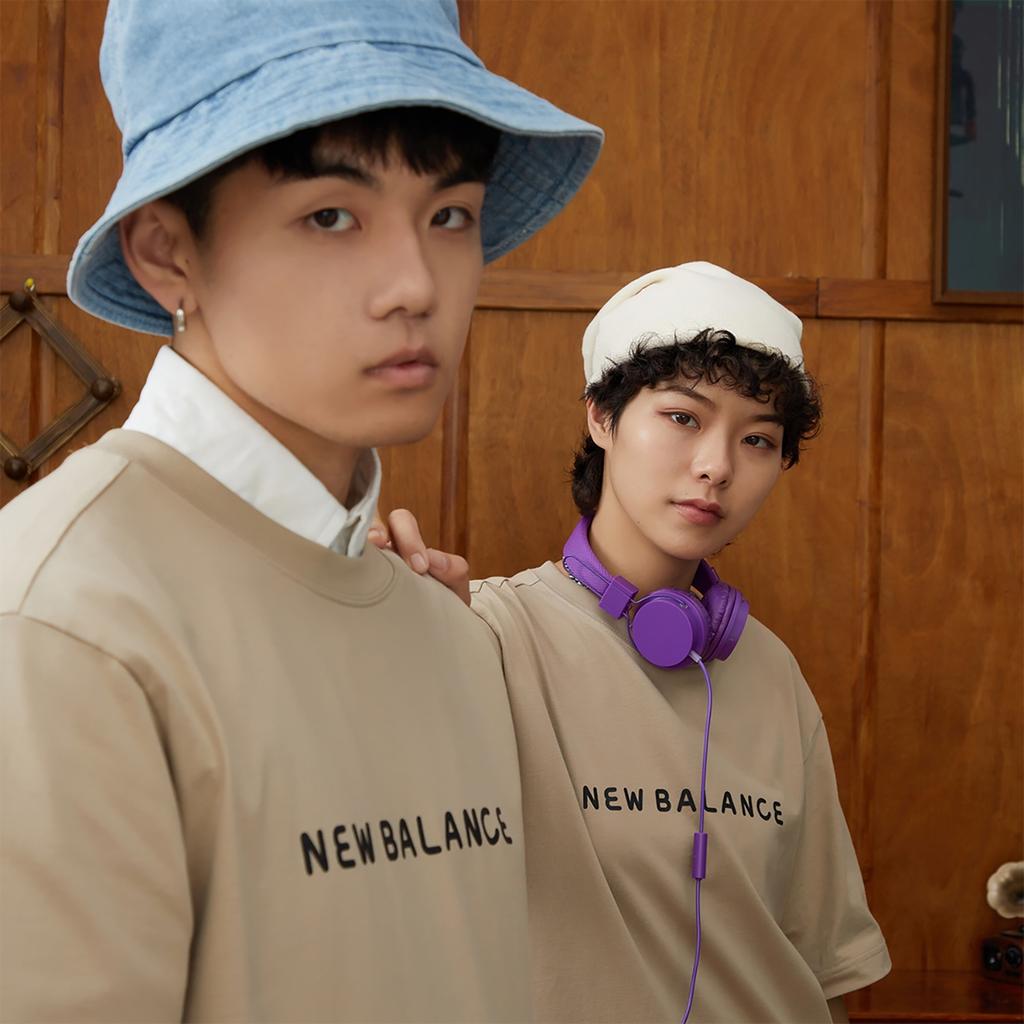 New Balance x SEIJI ANDY Graphic Tee Asia Sizing 'Beige Yellow' Unisex 5ED26201-LBE