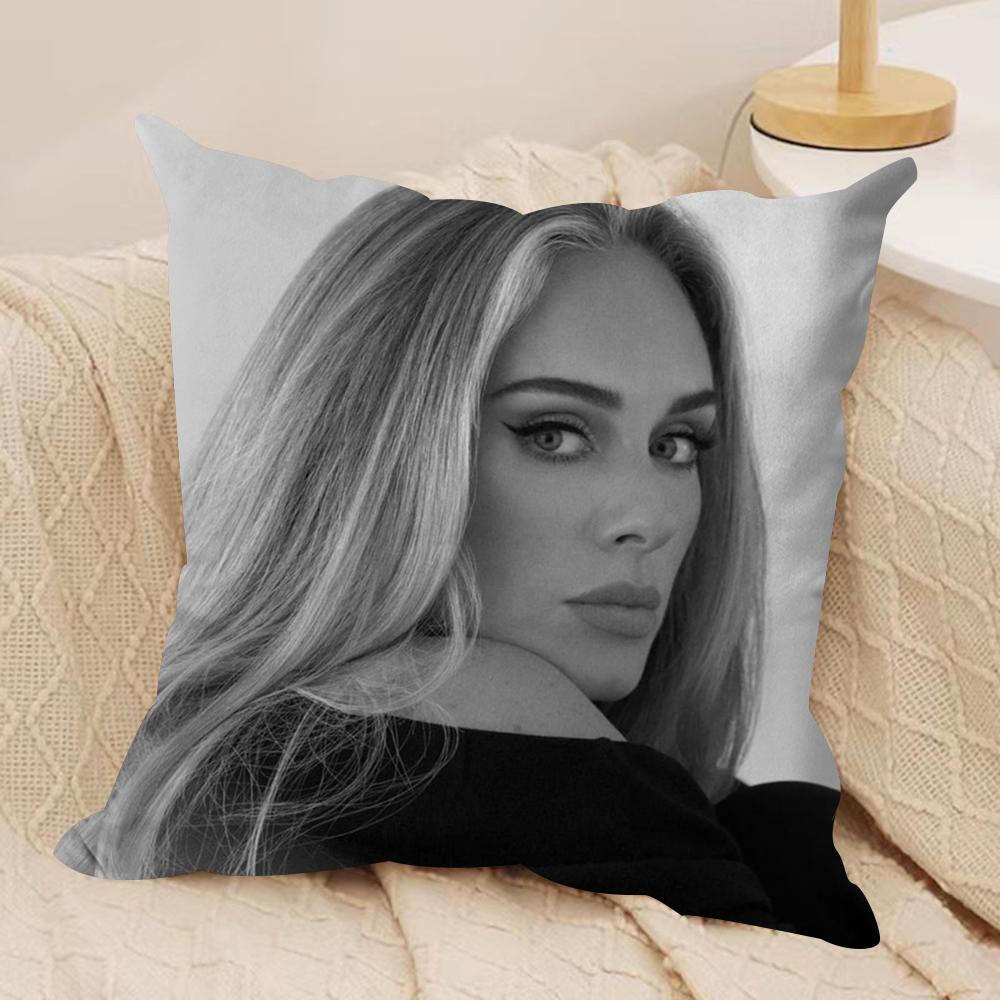 Hot Singer A-Adele 30 Cushion Cover Soft Plush Double-Sided Printed Sofa Pillow Cushion Cover | Cozy All-Season Decor Gift