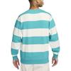 Nike Felpa Girocollo a Righe Club Fleece da Uomo Felpe Verde Cactus FN3107-345