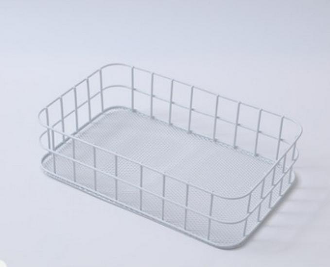 Eisenkunst Blau Snack- und Kleinkram-Aufbewahrungskorb mit Netzablage