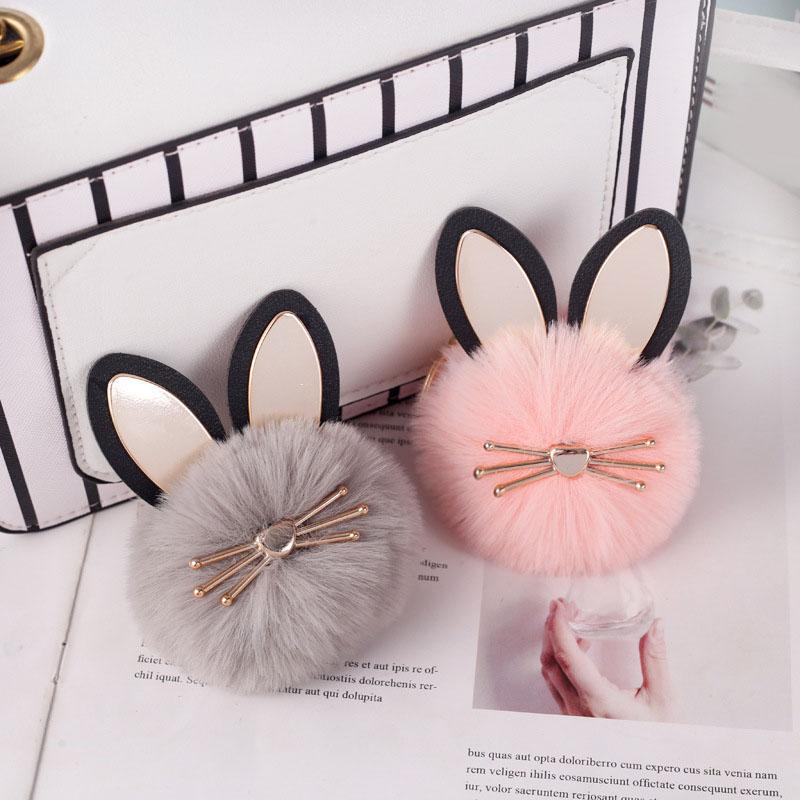 

1 шт., аксессуары, брелок для ключей, сумка, подвески, держатель для ключей из искусственного меха, автомобильный брелок с помпоном, брелок с котом, подарок