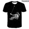 2020 Casual 3D T Shirt Men Women Children Space Astronaut Planet Explore Digital Print Cosmonaut T-shirt Cool Boy Girl Tops Tees
