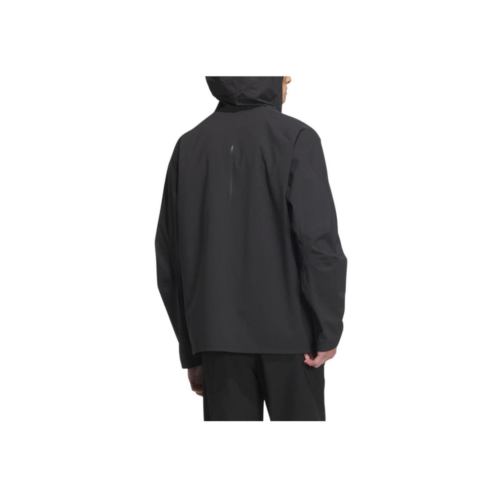 Adidas Martial Series Hooded Zip-Up Long Sleeve Waterproof Windproof Breathable Jacket Men Jackets Black JI8696