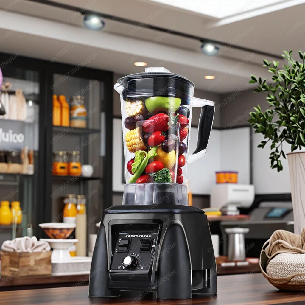 3-in-1 Commercial Blender Ice Crusher, for Milk Tea Shop Smoothie Slushy Juice & Soy Milk Making