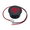 DC 4-100V LED Digital Display Circular Two-wire Voltmeter 12V DC Digital Voltmeter Head Display Reverse Connection Protection