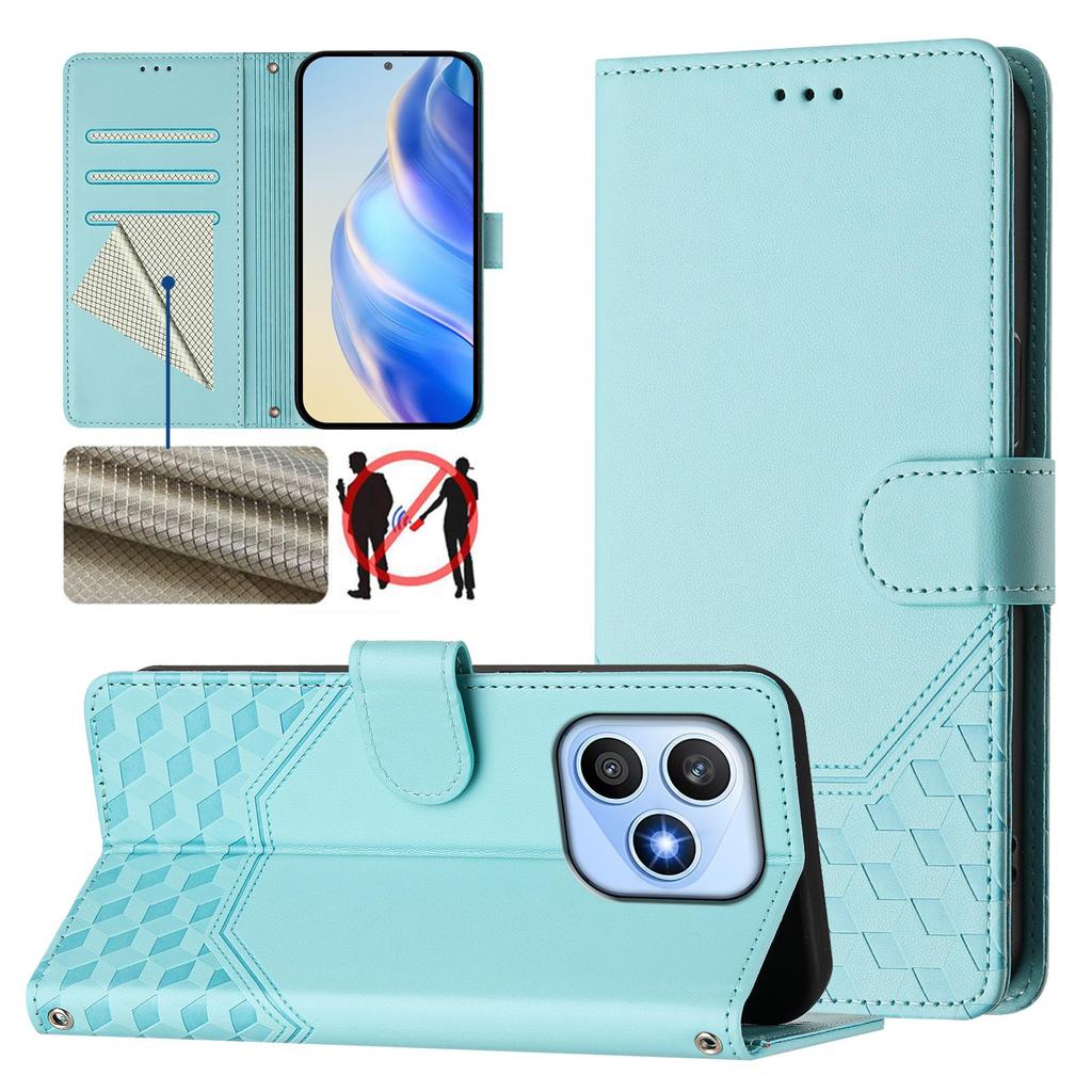 For Realme 16 5G BINFEN COLOR BF17 Phone Case Wallet Folio Flip Leather Cover