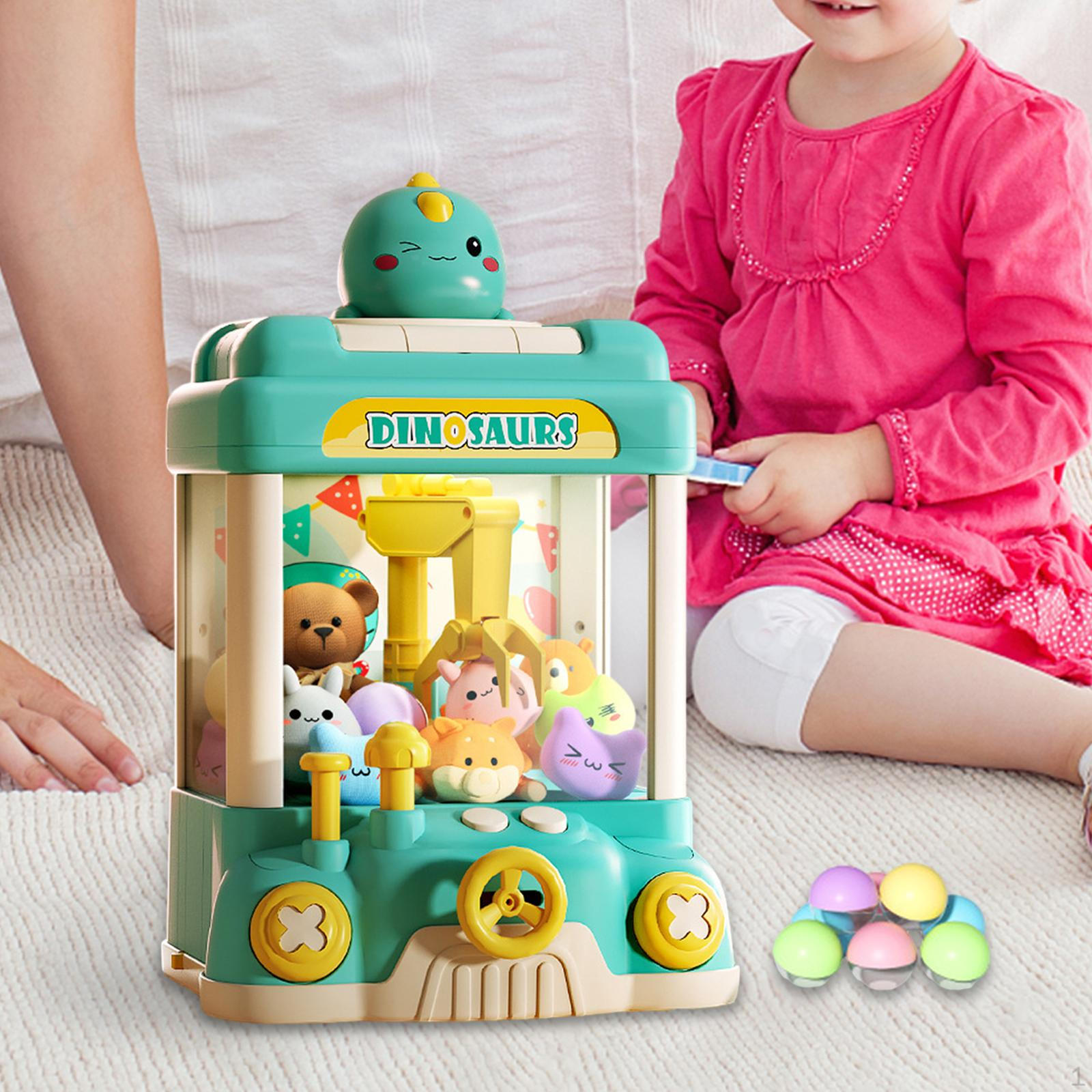 Автомат с клешнями Мини-аркада Кукла Маленький торговый автомат для вечеринки Взрослые Девочка Подарки синий