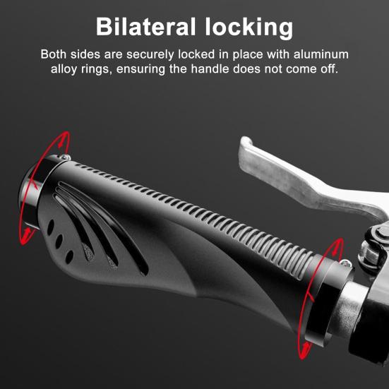 1 Satz Fahrradlenkergriffende Ergonomisch Rutschfest Universal MTB Rennrad Mountainbike Lenkergriffabdeckung Ersatz Fahrradzubehör