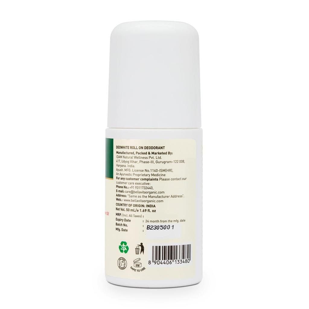 Roll-on Deodorant for Women (50 Ml), Deowhite Roll On Deodorant Women, Bella Vita