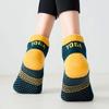 Women Backless Pilates Socks Towel Bottom Breathable Anti Slip Yoga Socks Ballet Dance Sports Socks Fitness Gym