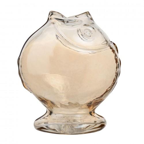 Hestia Glass Fish Vase - Round Shape