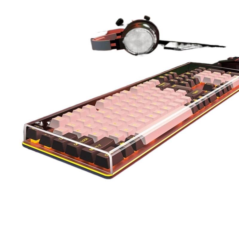 Transparente Acryl-Staubschutzhaube für 87/104-Tasten mechanische Tastaturen & Laptops