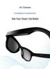 AI Translation HD Camera Smart Glasses: 800W Pixels, WiFi, Anti-shake, Call & Music Enabled