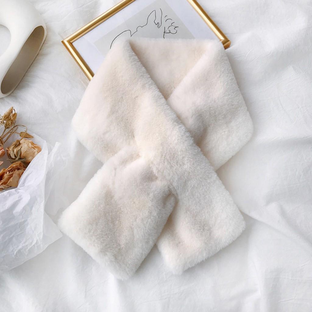 

Женский модный зимний шарф из искусственного ворсинок, верхняя одежда, шарф с леопардовым принтом, теплый One size белый