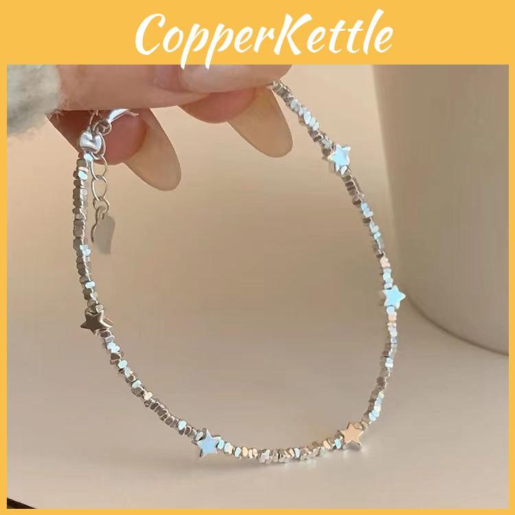 Elegant Star Silver Fragment Bracelet Trendy Design Perfect For Summer Fashion