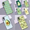 Cartoon Avocado Case For Xiaomi Redmi Note 14 Pro 9 10 11 12 13 Pro 10S 11S 12S Redmi 13C 10C 12C 14C Coque