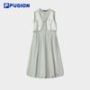 Fila Fusion Women's Slim-Fit Woven Vest Dress