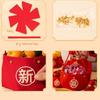 Red Candy Storage Bag Thickened Gift Bags Portable New Year Handheld  Fruit Basket  Home Supplies