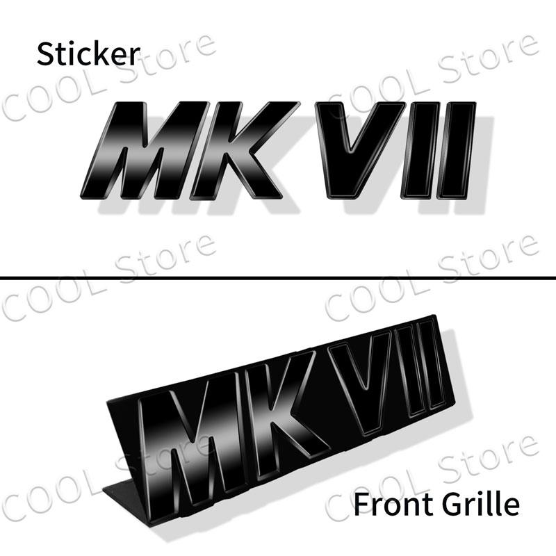 3D Metal MKIV MKV MKVI Logo Car Fender Emblem Rear Tail Trunk Badge Sticker For Volkswagen Golf MK4 MK5 MK6 MK7 Jett Passat