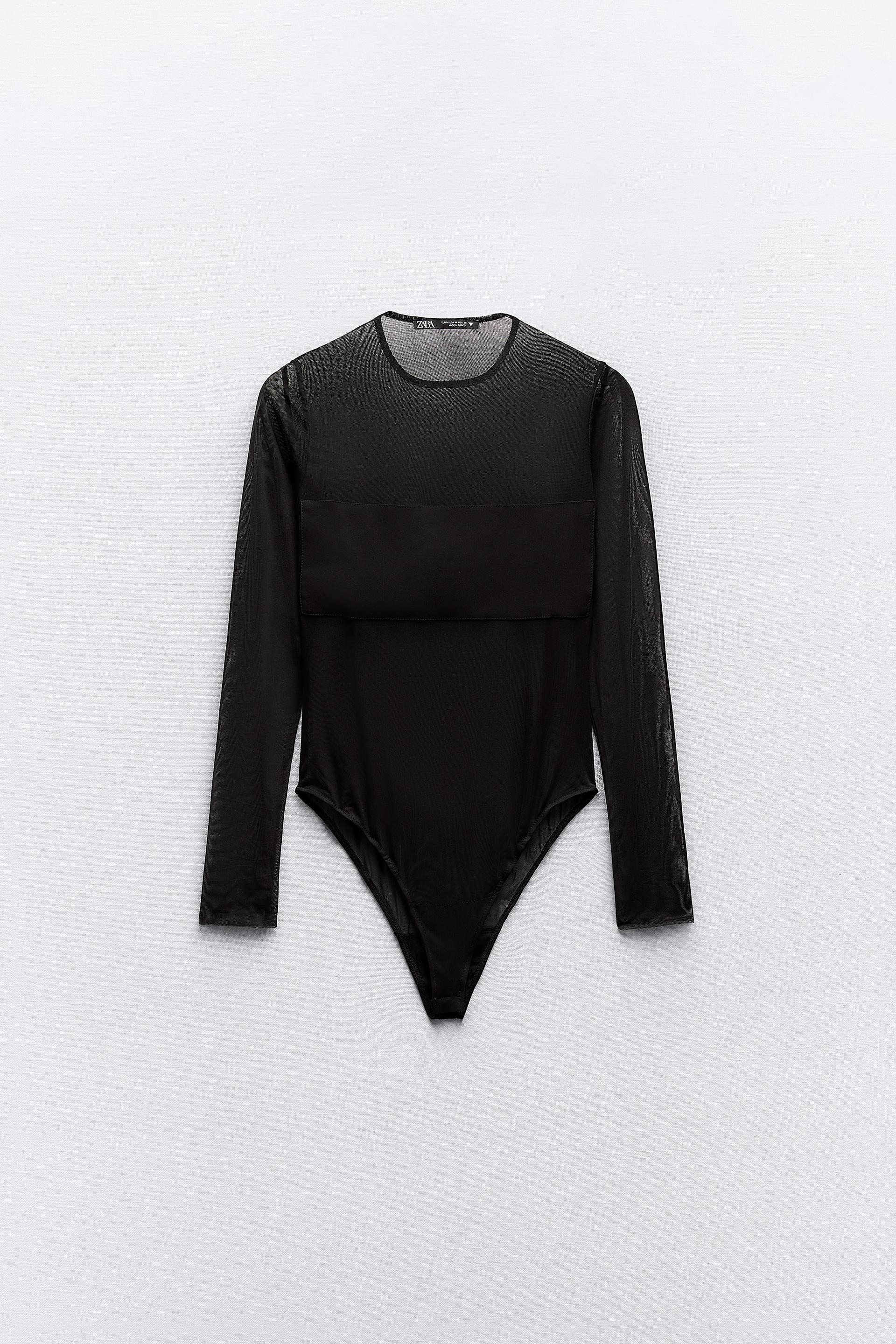 

КОНТРАСТНОЕ БОДИ Из ТЮЛЯ