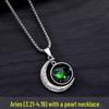Twelve Constellations Pendant Necklace - Unisex Trendy Retro Earthy Cool Hip Hop Fashion Gift