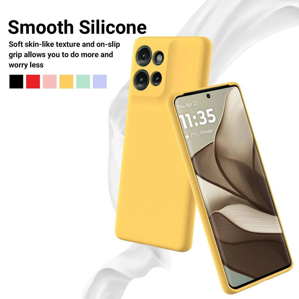 Custodia in Silicone Liquido per Telefono Motorola Edge70 Pro & 60/60S
