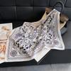 Female Scarf Head Wrap Turban Hijab Square Luxury Fashion Headscarf Shawl Bandana Neckerchief Headband Windproof Print Wraps