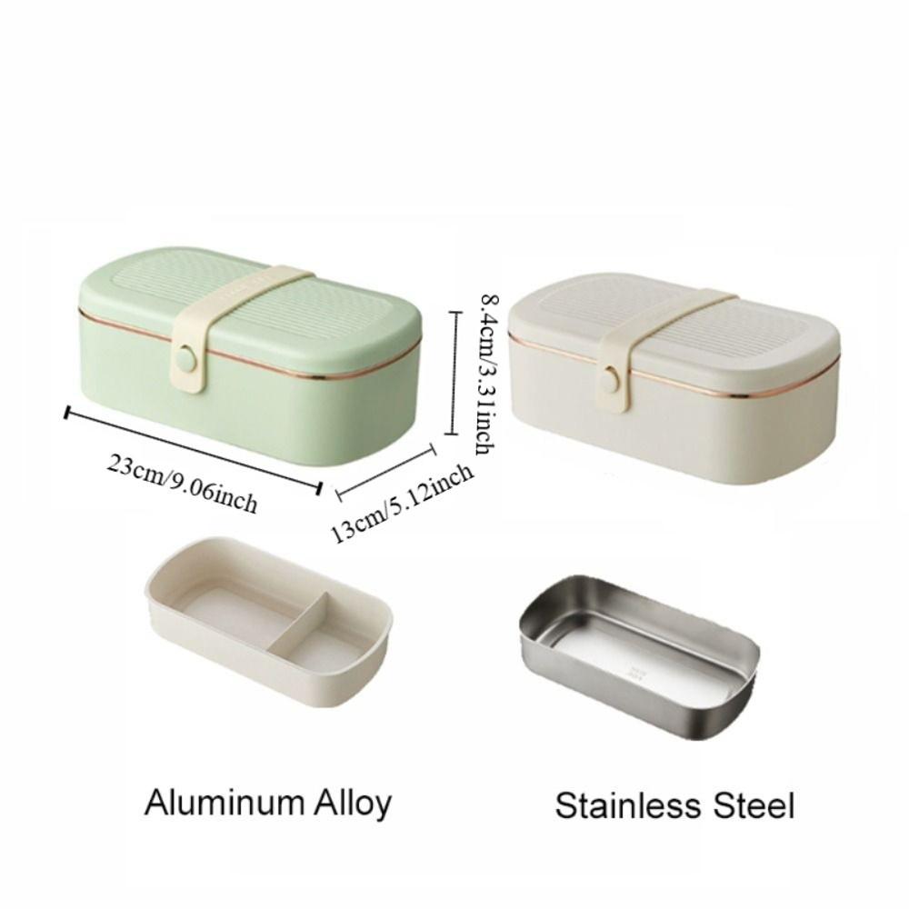 Leak-proof Keep Warm Lunchbox Divided Heated Lunch Box Constant Temperature Lunch Box  Winter
