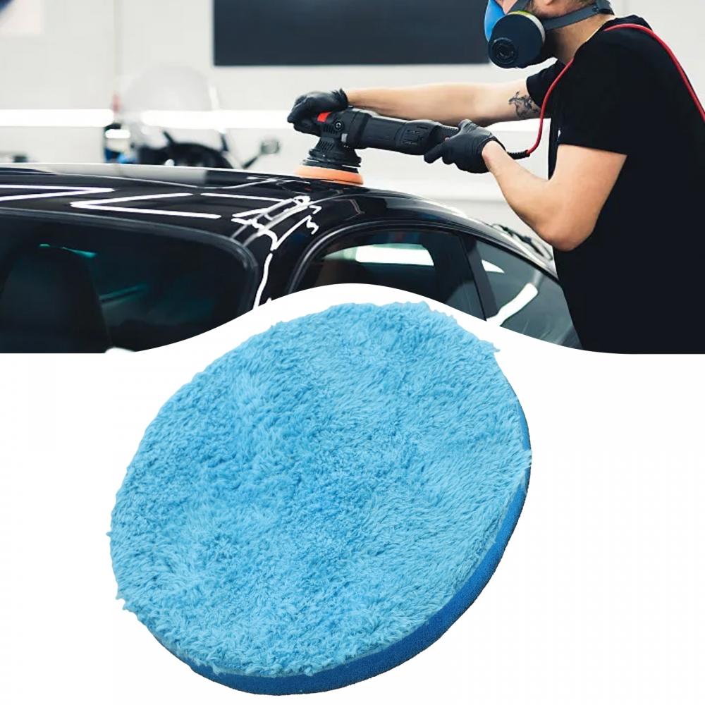 Polishing Pad Microfiber Sponge Polishing Plated Buffing Cleaning Accessory
