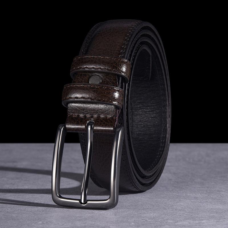 1pc New Men's Belt with Alloy Pin Buckle, Suitable for Casual, Business and Sports Occasions, Ideal as a Gift for Friends.