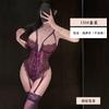 Yiyue Sexy Lingerie Sexy Steel Ring Gathering Lace Seduction Onesie Women's Straps Uniform Flirting Pajamas 1111