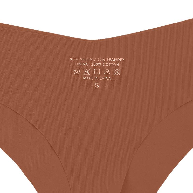Europäische und amerikanische nahtlose Eis-Seide Sport Fitness Unterwäsche Damen Sexy Atmungsaktiv Unsichtbar Niedrige Taille Tanga Tägliches Tragen