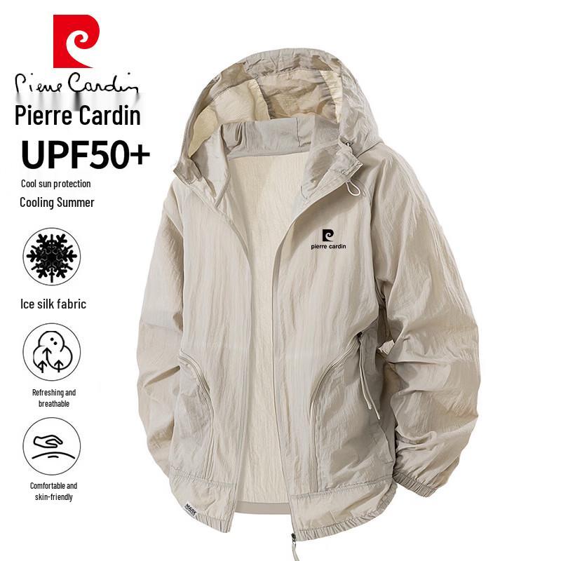 

Pierre Cardin Men s Hooded Lightweight Sun Protection Jacket XL
