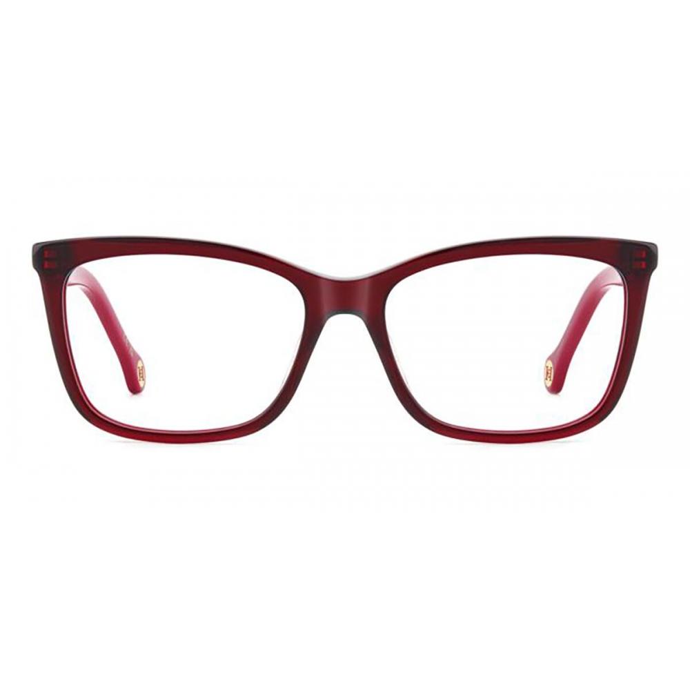 Carolina Herrera Her 0260 G Asian Fit Lhf Women eyeGlasses Opaque Burgundy/55-20-140