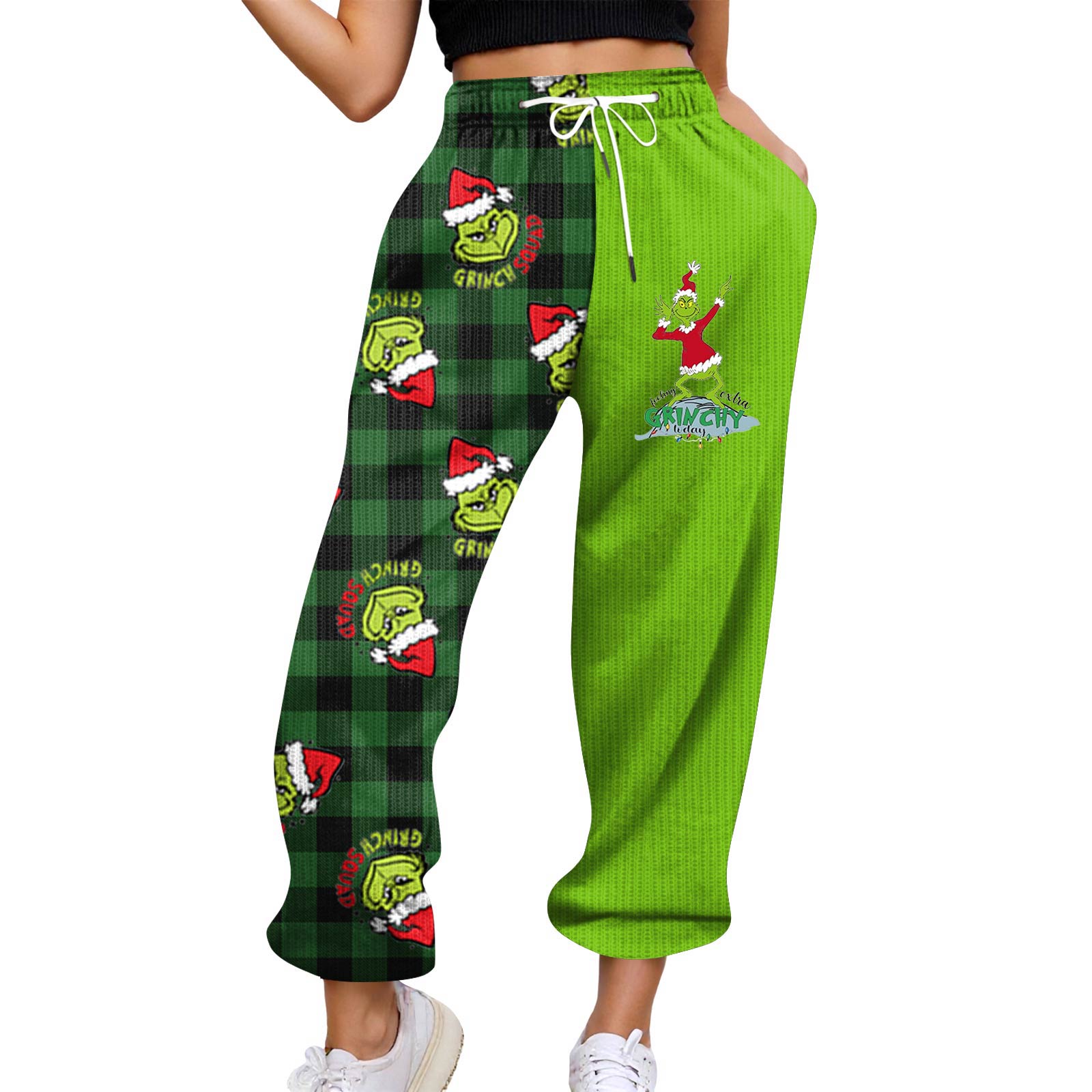 

Женские повседневные брюки с высокой талией, поясом, спортивными брюками и карманами L красный