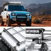 Durable Iron Roof Rack Light Bracket No-Drill Installation Led Light Bar Bracket  SUV Vehicles