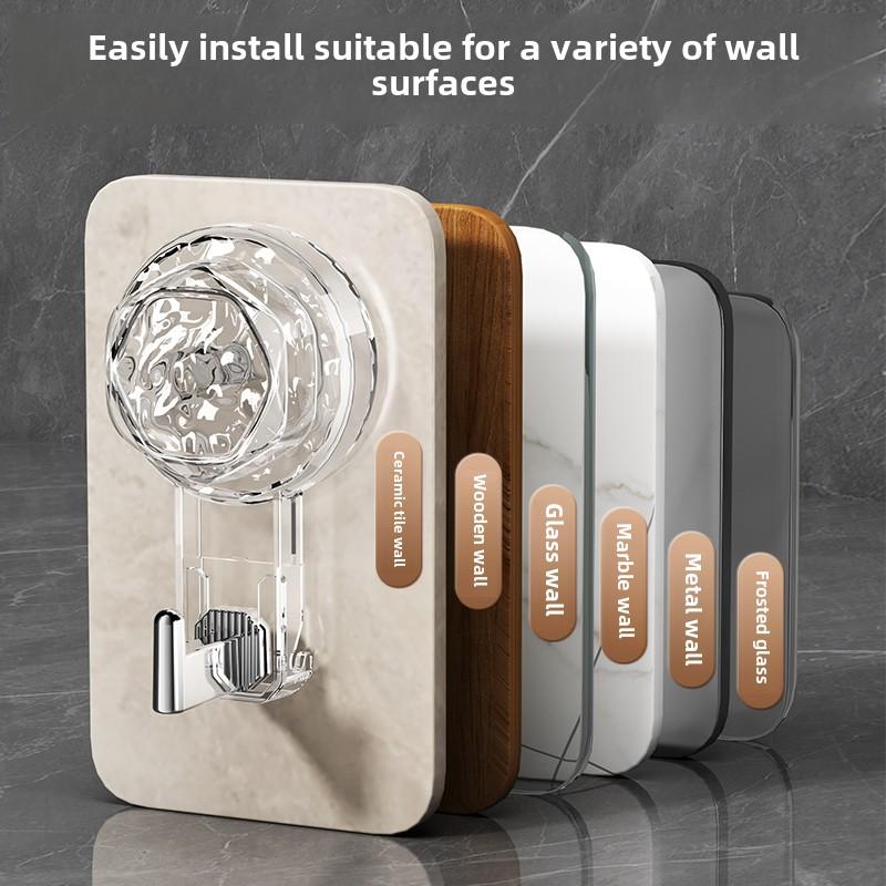 Suction Cup Hooks Household without drilling Multifunctional Wall Hanging Keys Clothes Hooks Bathroom Kitchen self-adhesive hook
