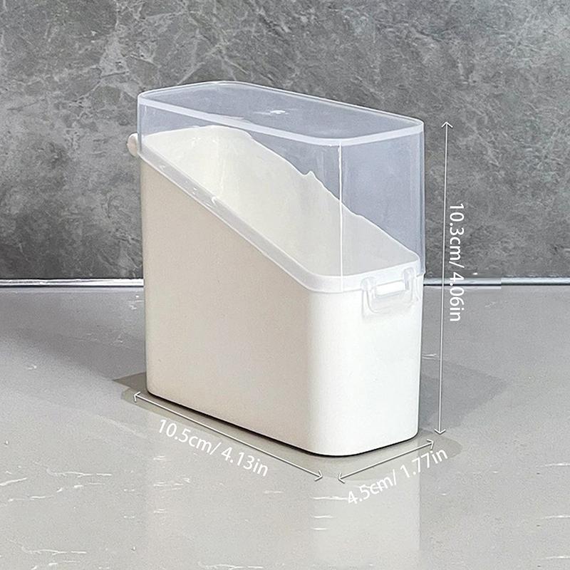 Pojemnik do przechowywania żywności Pojemnik na saszetki z przyprawami do sera Etui Lodówka Plastikowy Przezroczysty Organizer Pudełko do przechowywania próbek kosmetycznych