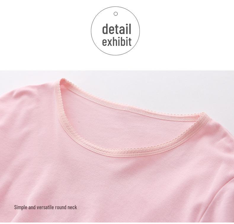 Women's Maternity & Nursing Pure Cotton Warm Underwear Set for Fall/Winter