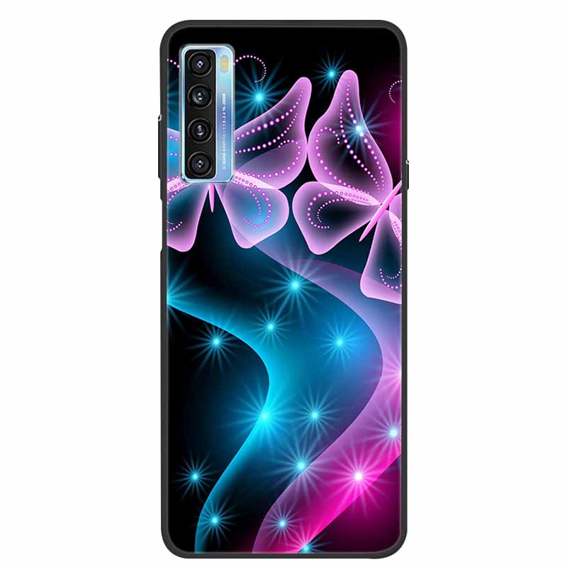 For TCL 20L Case Cute Painted Soft Silicone Back Cover for TCL 20L+ Plus T775H Phone Cases TPU Bumper For TCL 20S 20 L T774H