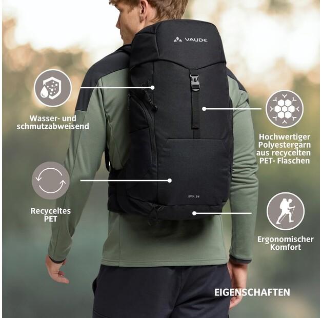 Рюкзак Vaude Jura 24 schwarz (47272-010)
