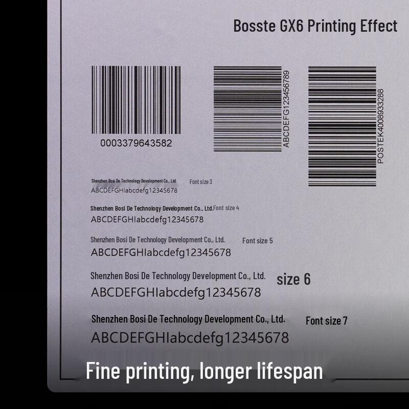 POSTEK GX Series Industrial Wireless Label Printer CN plug (adapter included)