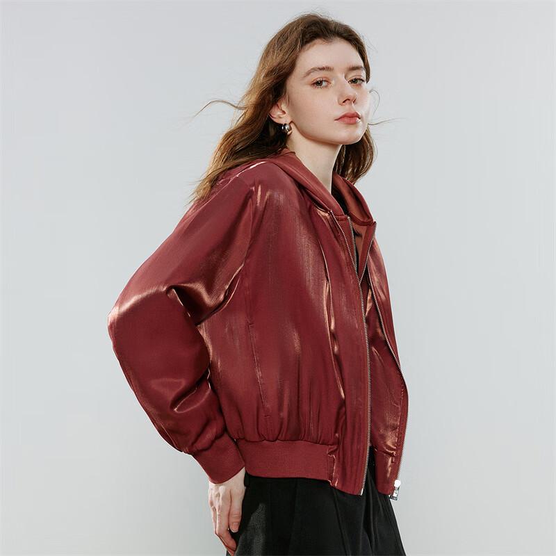 Chuyu Women's Spliced Hooded Winter Jacket