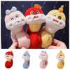 Circle Toy Snake Slap Snap Doll Toy Wrist Style New Year Plush Hand Ring  Children
