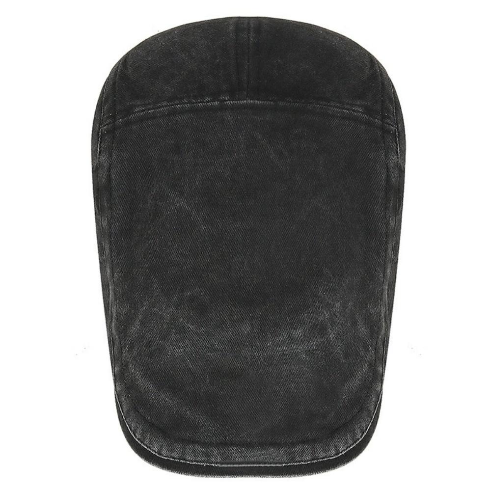 Hot Sale Vintage Painter Beret Unisex Fashion Flat Visor Cap Casual Autumn Retro Cotton Solid Newsboy Hat Summer Adjustable
