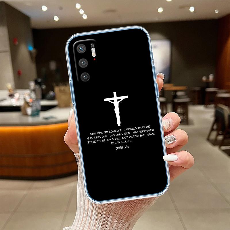 UP14 Bible verse Jesus Cross Transparent Phone Case for Motorola Moto Edge 20 30 40 50 S30 Fusion Ultra Pro Neo Lite + G200 G23