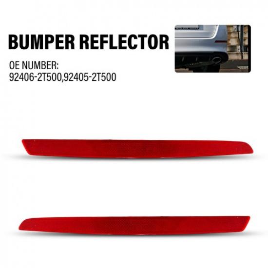 Rear Bumper Reflector Red Fit For 2014-2015 Kia Optima Left+Right Pair Set EXV