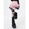 Harajuku Y2k Lolita Styl Mini Sukně Dámská Korejská Móda Vysoký Pas Volánky Dortové Sukně Japonská Kawaii Skládaná JK Krátké Sukně