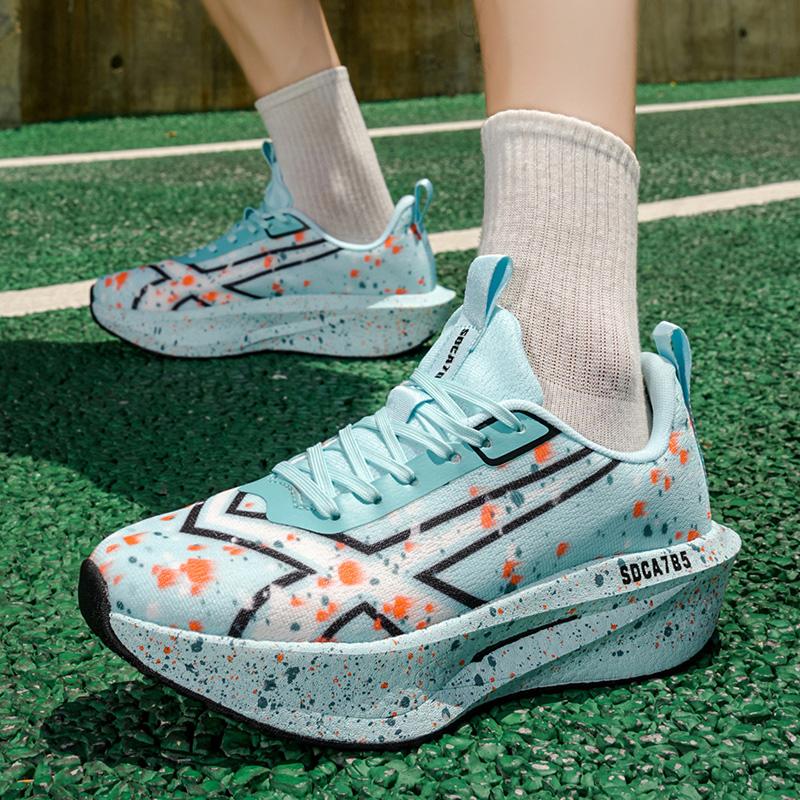 Carbon Plate Sneakers Professional Marathon Running Shoes Men Training Sports Shoes Wear Resistant Tennis Sneakers Women's Shoes