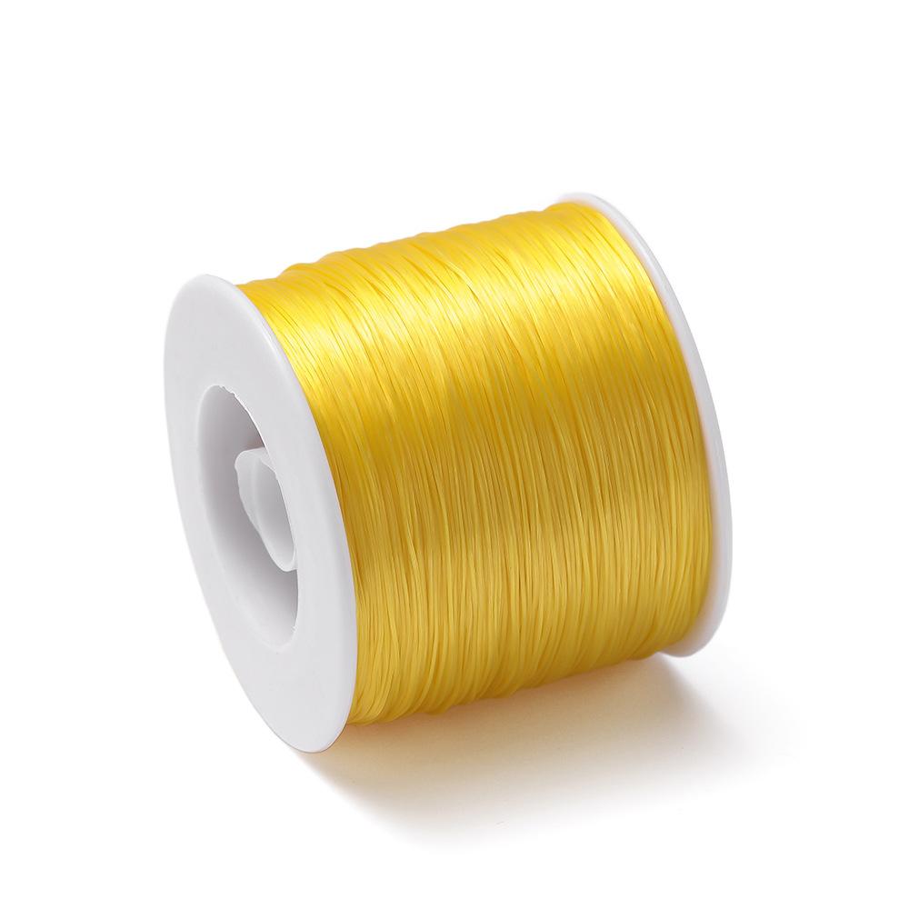 0.8mm Korean Imported Elastic Line, Flat Silk Elastic Line TPU Bead Elastic Line DIY Bracelet Necklace Beads